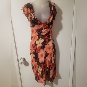 Floral Print Women's Dress